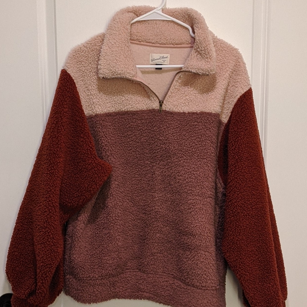 Oversized fleece-size medium